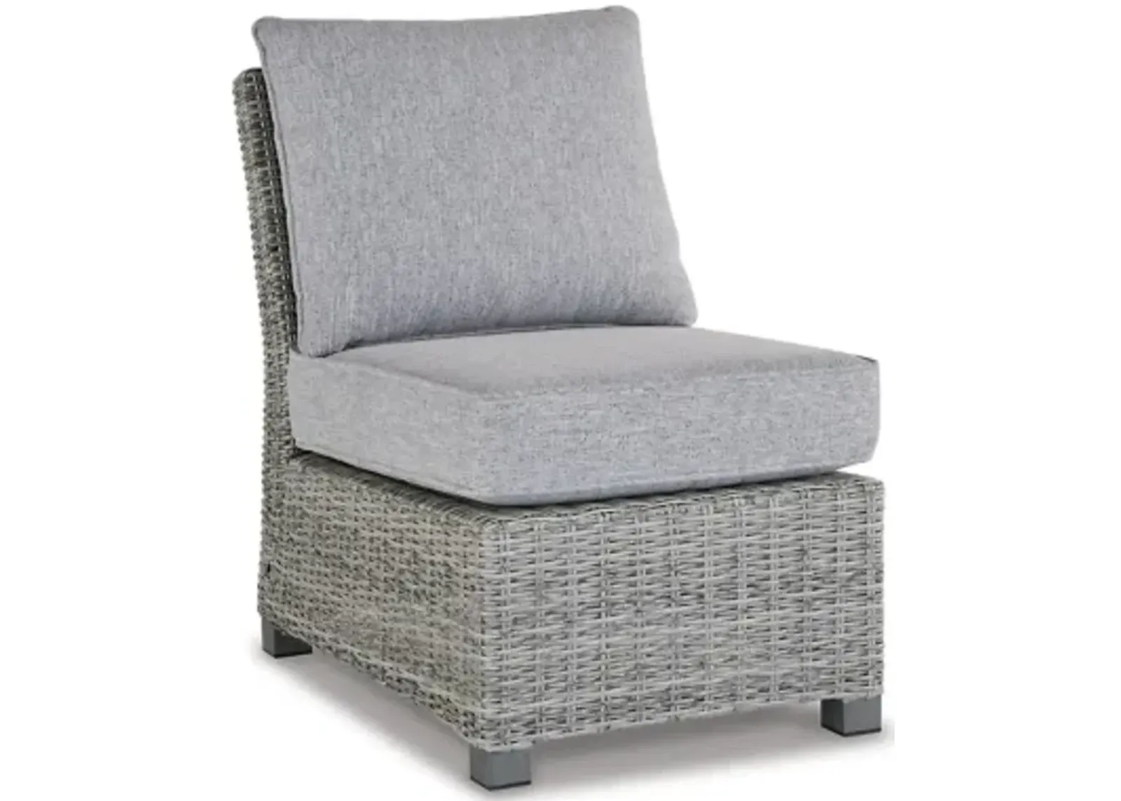 Naples Beach Armless Chair with Cushion