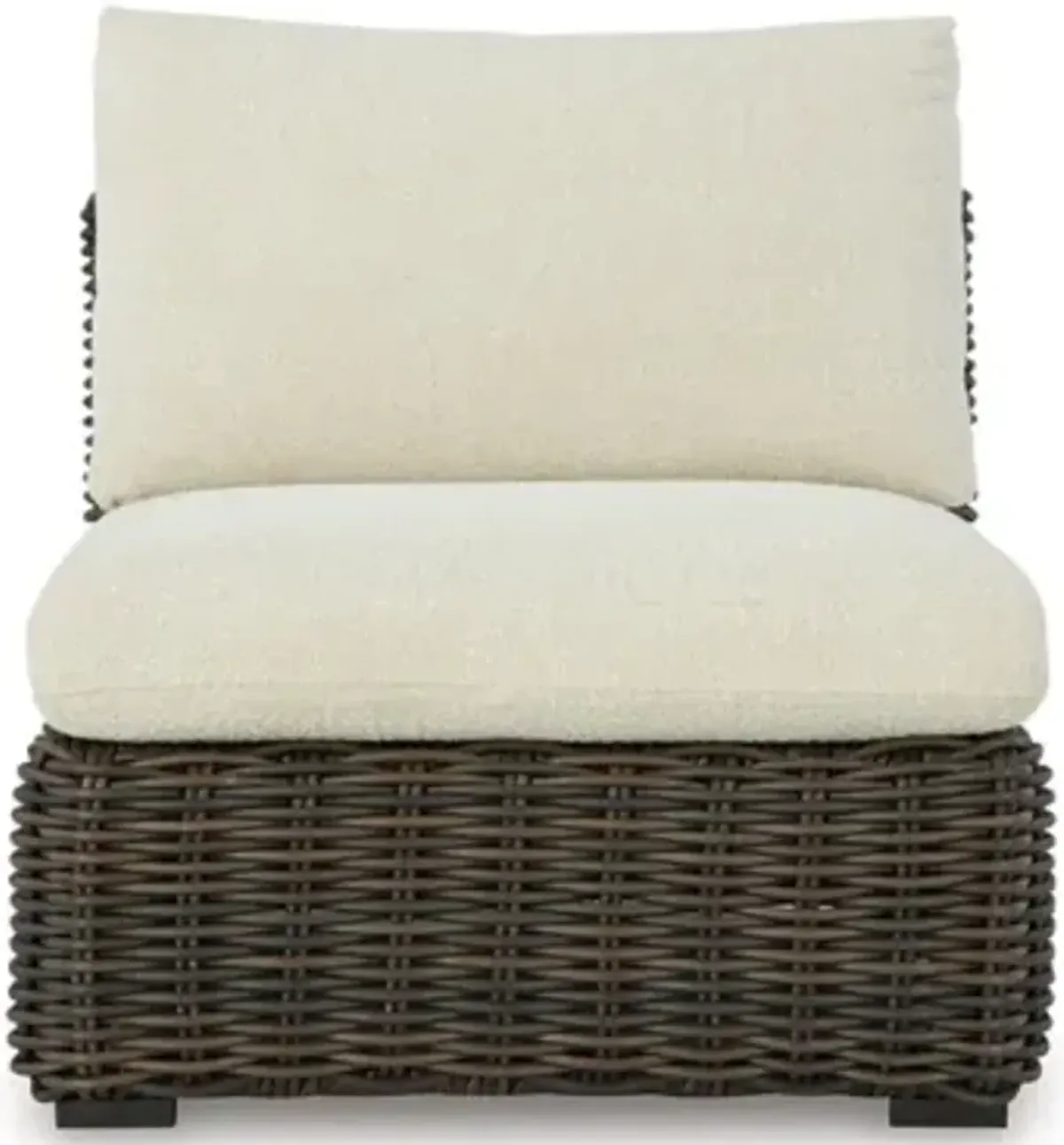 Kimora Outdoor Armless Chair with Cushion