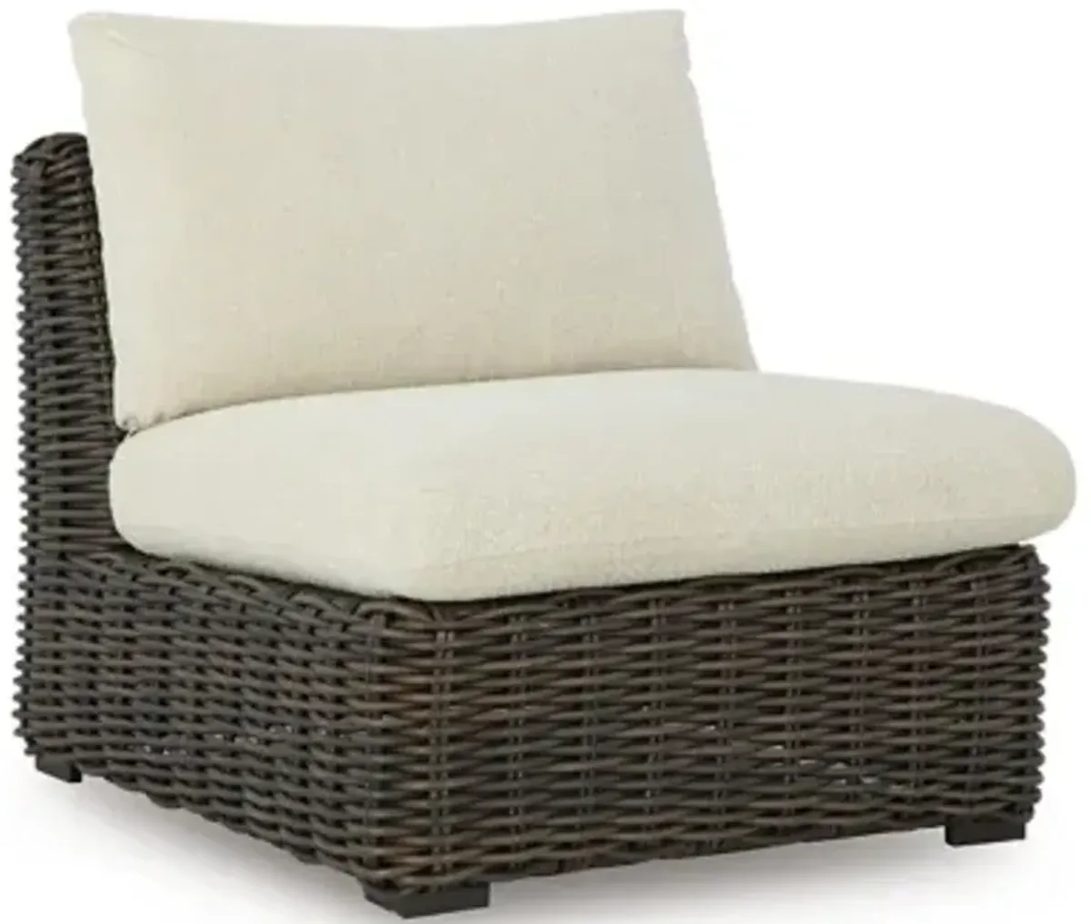 Kimora Outdoor Armless Chair with Cushion