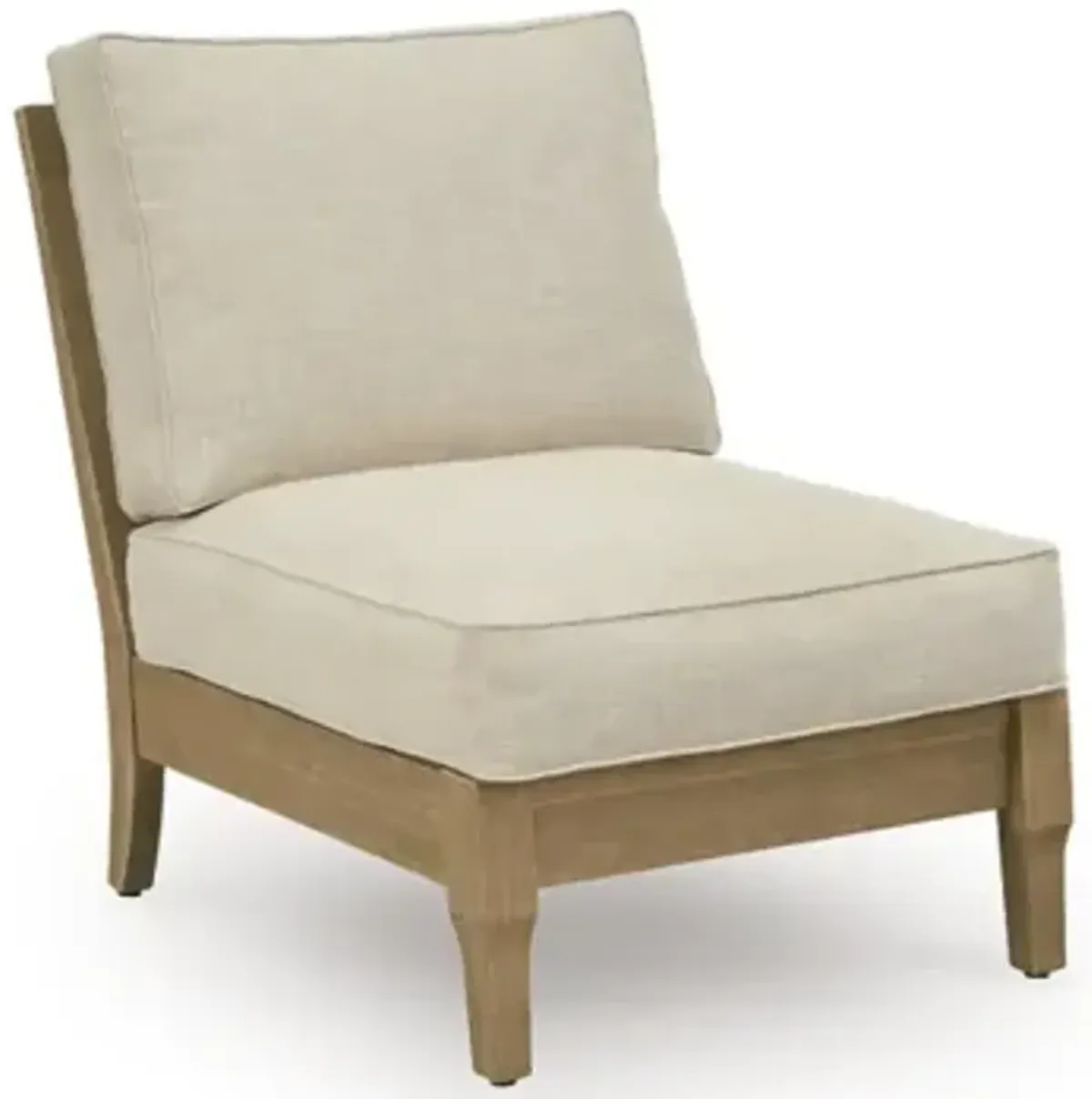 Clare View Armless Chair with Cushion