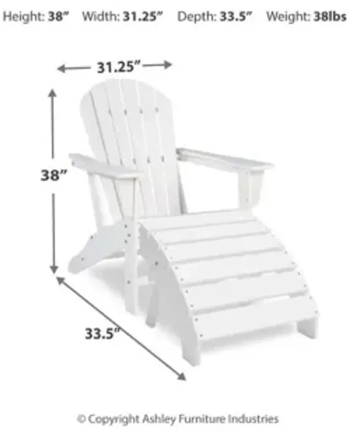 Sundown Treasure Adirondack Chair