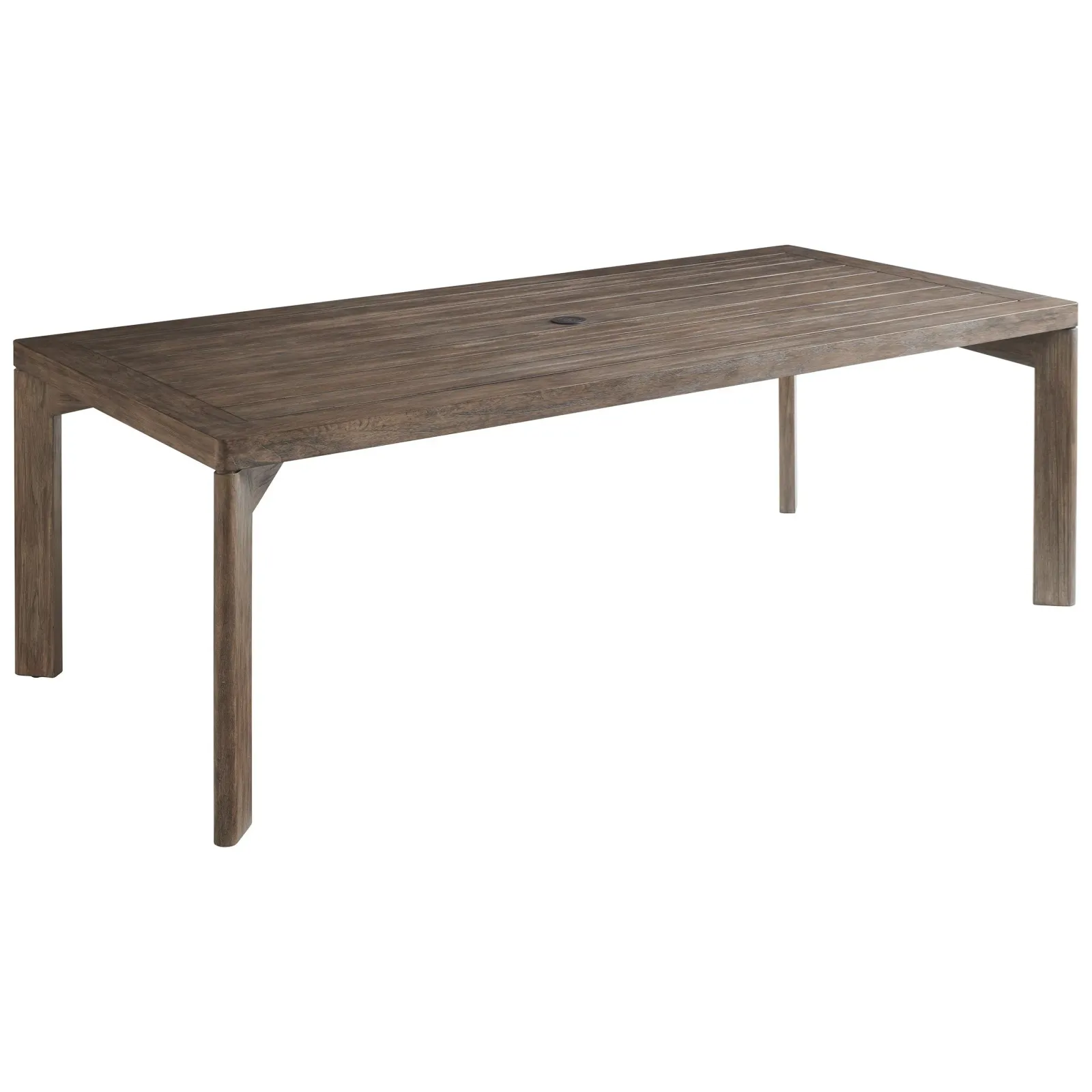 Contemporary Outdoor Teak Rectangular Dining Table