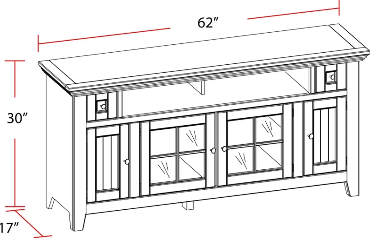 Tidewater 62 In. TV Console