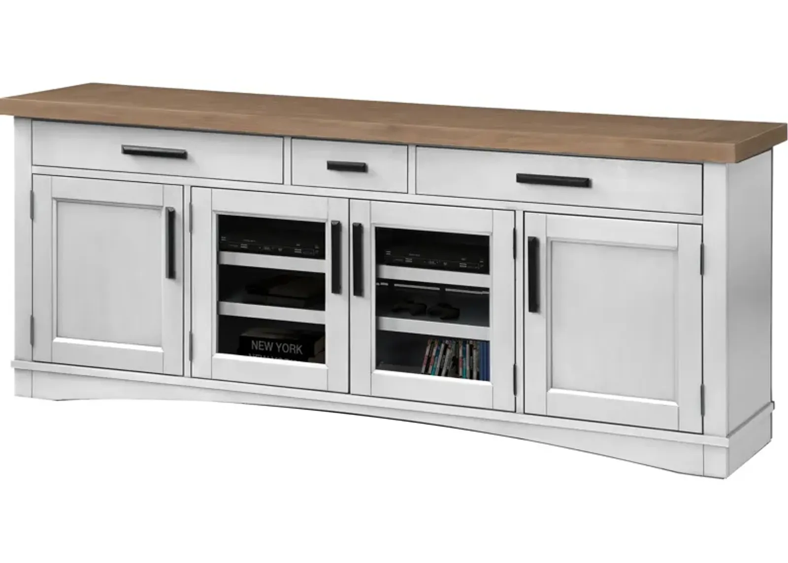 Americana Modern Cotton 76 In. TV Console