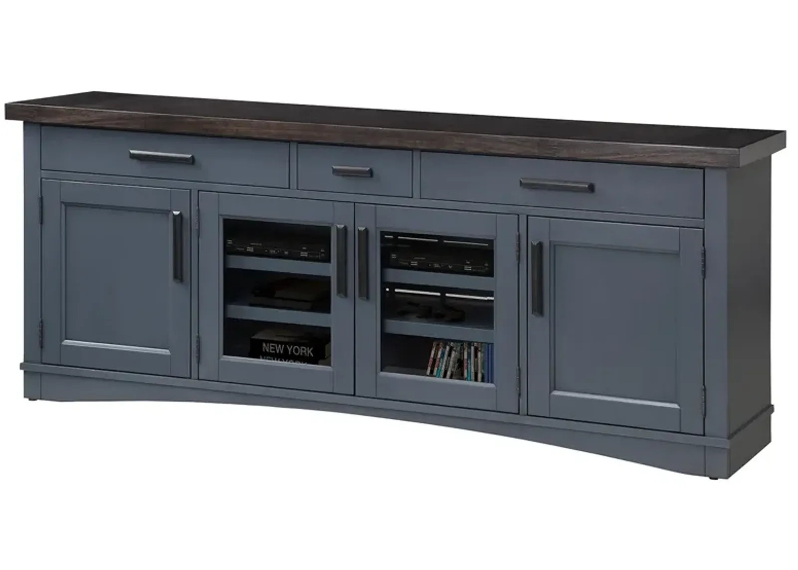 Americana Modern Denim 76 In. TV Console