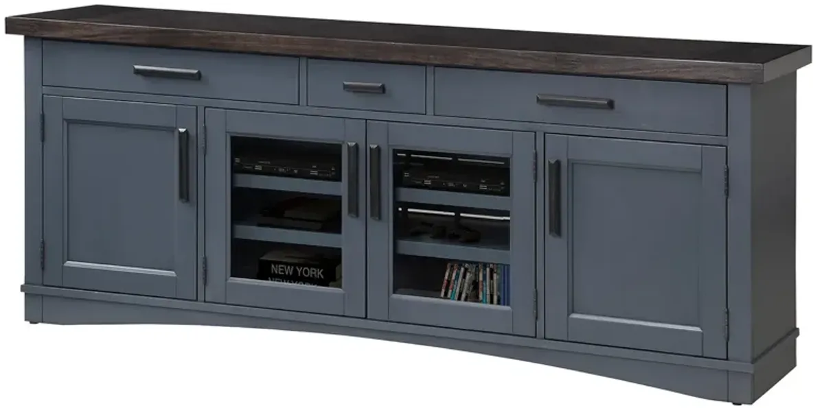 Americana Modern Denim 76 In. TV Console