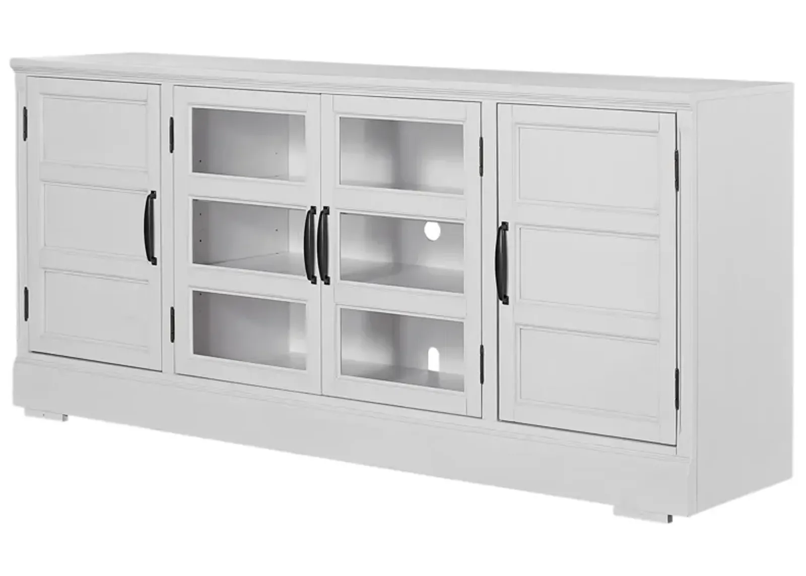 Shoreham Effortless White 76 In. TV Console