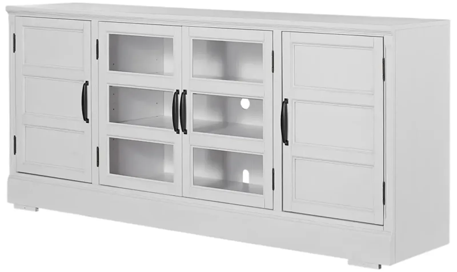 Shoreham Effortless White 76 In. TV Console