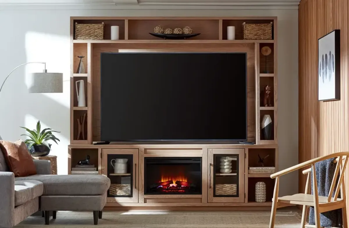 97" Fireplace Console