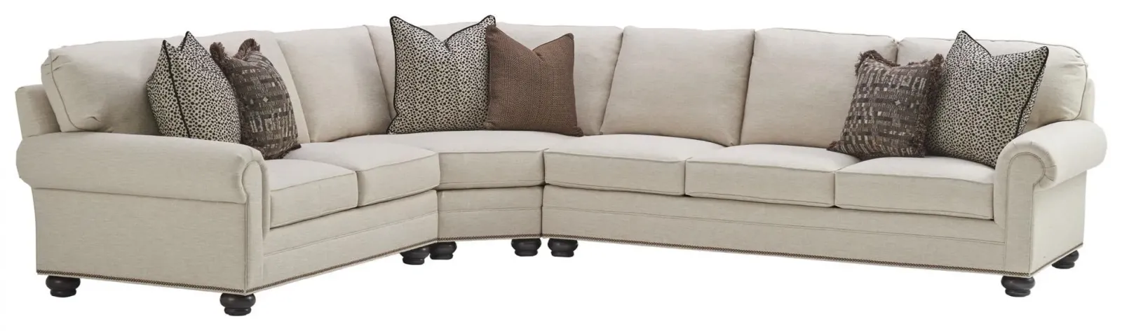 Customizable Bedford Two Piece Sectional Sofa With Laf Loveseat (9 Inch Track Arms, Boxed Edge Back, Upholstered Base)