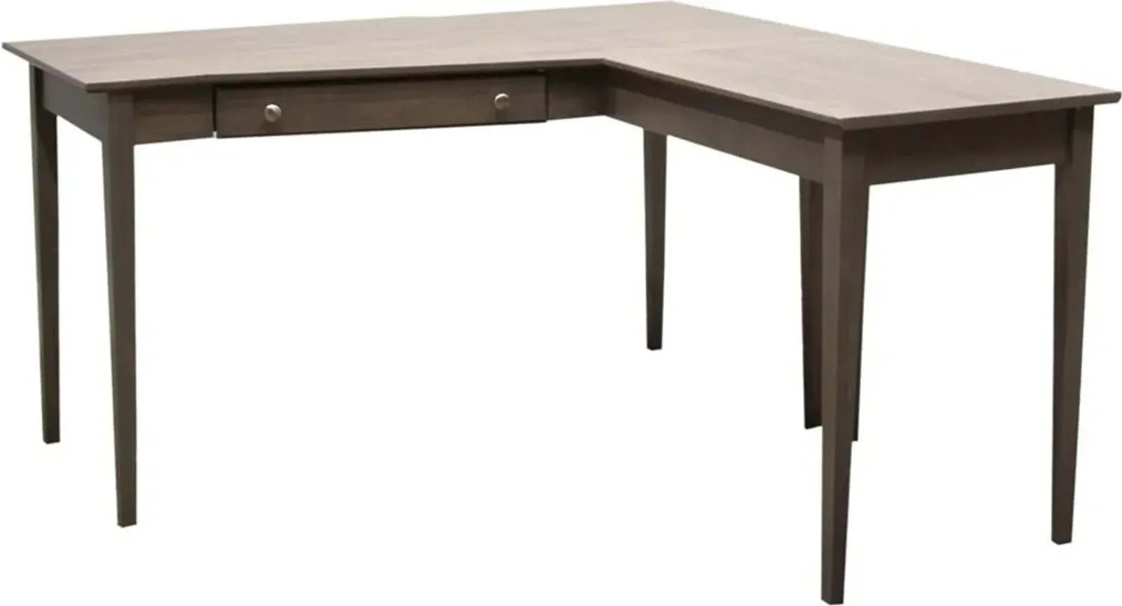 L Shape Table Desk With Single Drawer