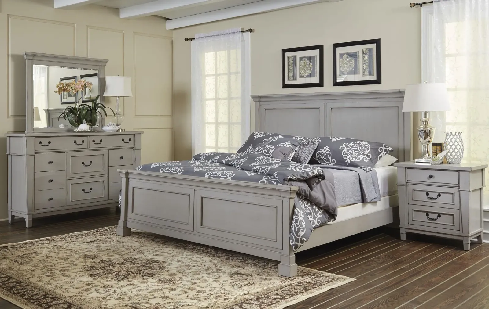 Queen Panel Bed