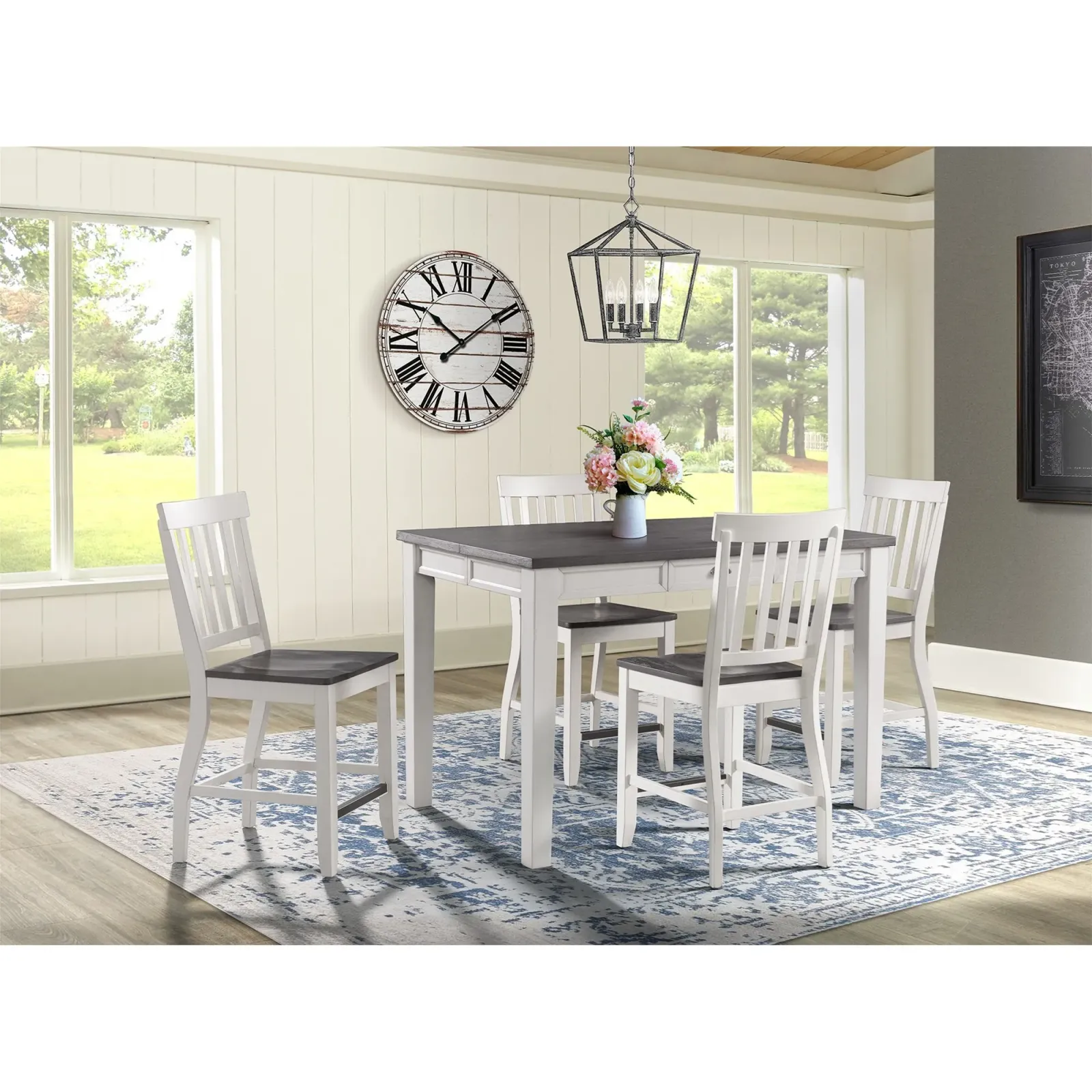 5-Piece Counter Height Dining Set