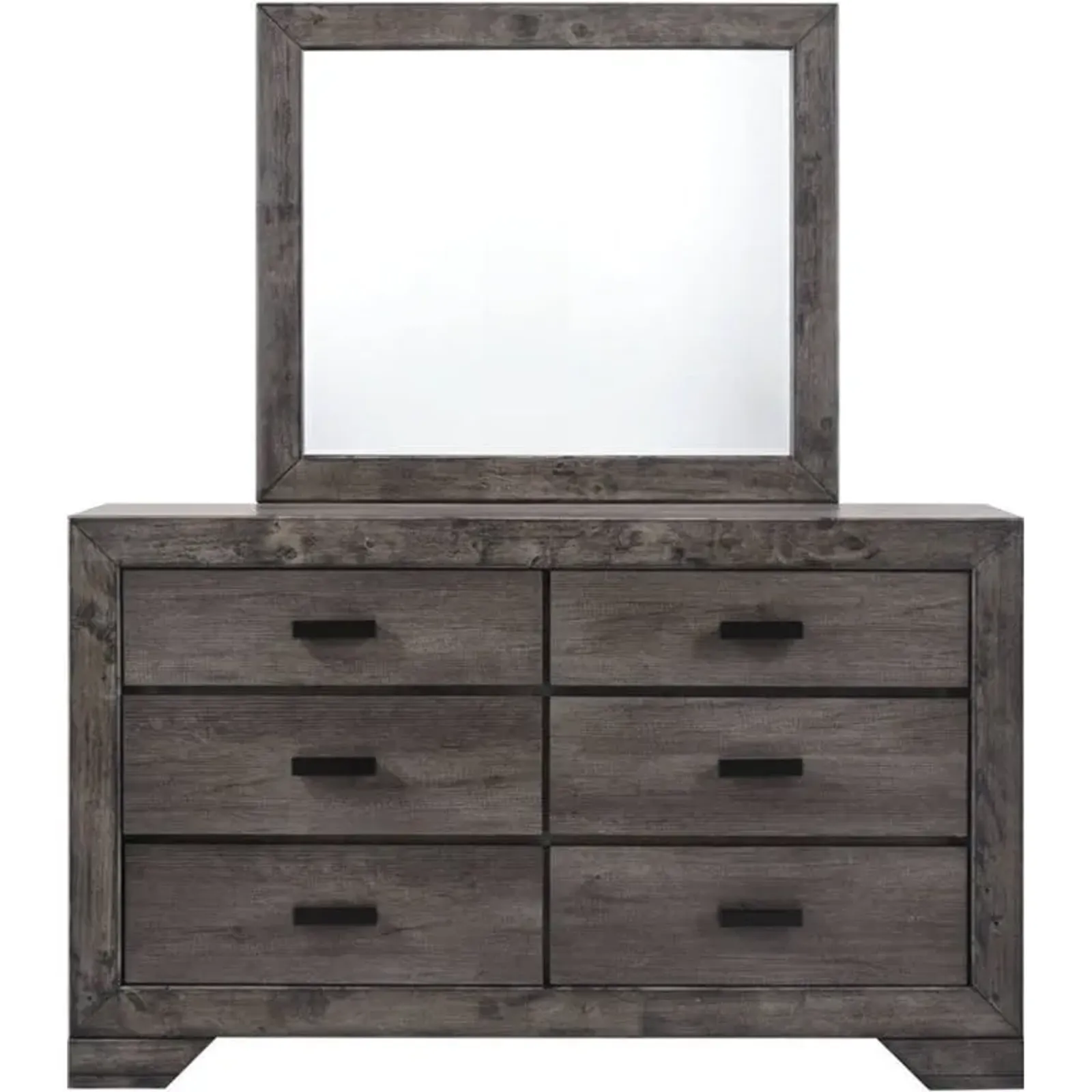 Rustic Dresser And Mirror Set