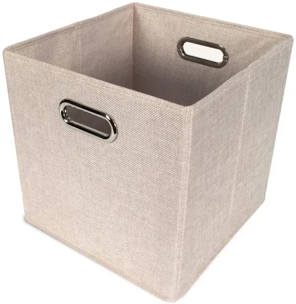 Tweed Cube Storage Bin