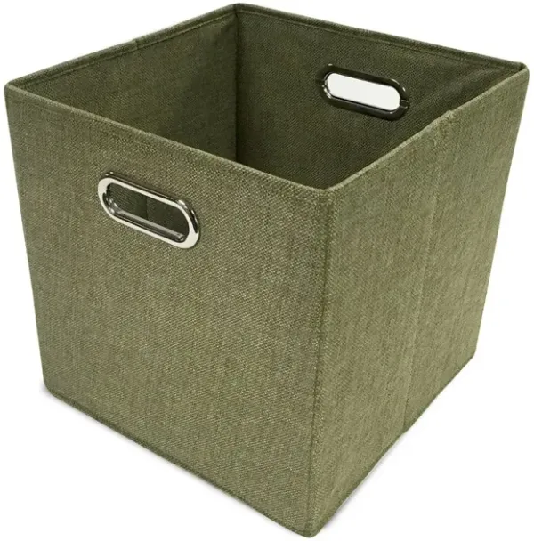 Tweed Cube Storage Bin