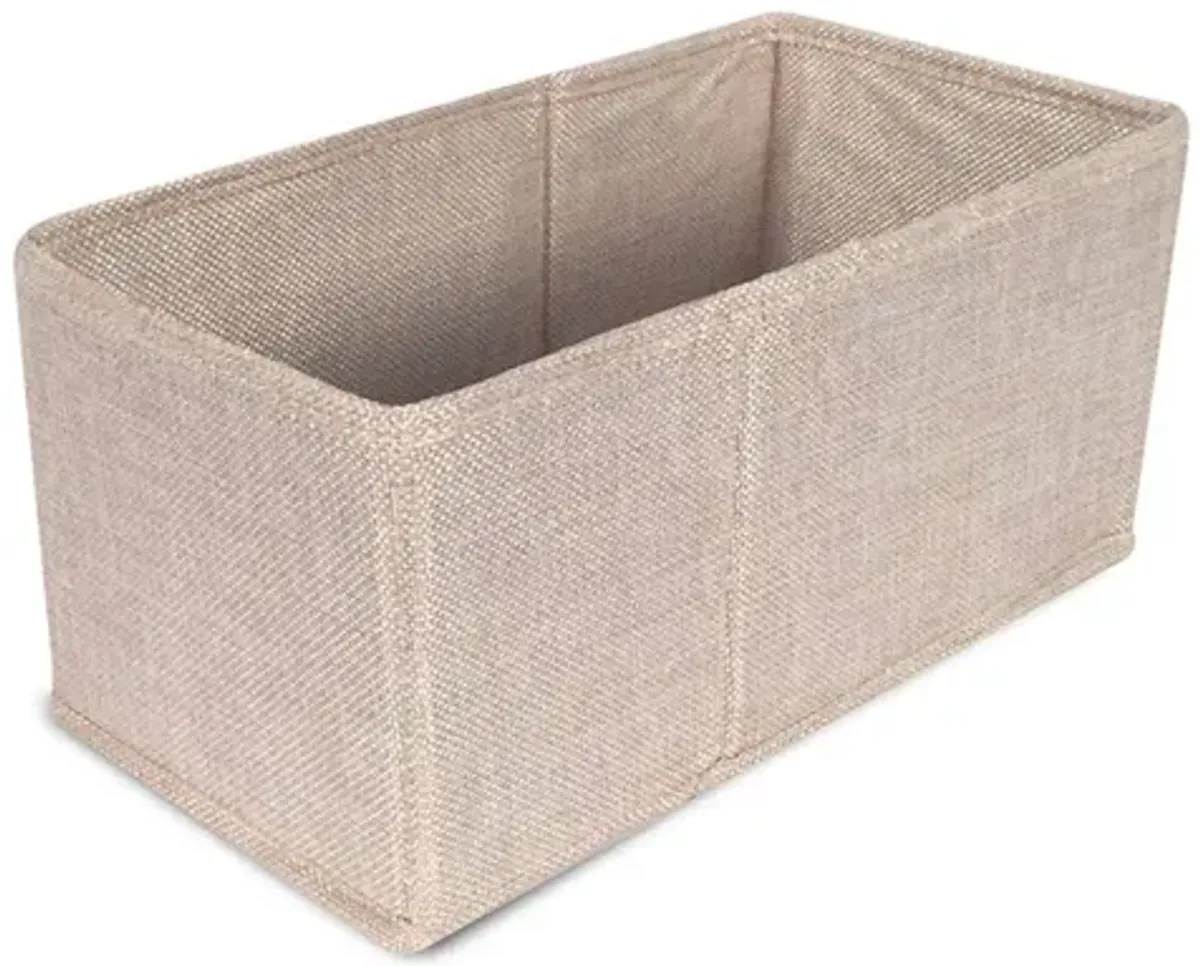 Half Rectangle Fabric Storage Cube Bins