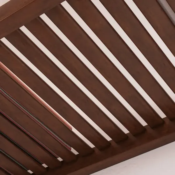 Solid Wood Closet Organizer with 4 Drawers Shaker