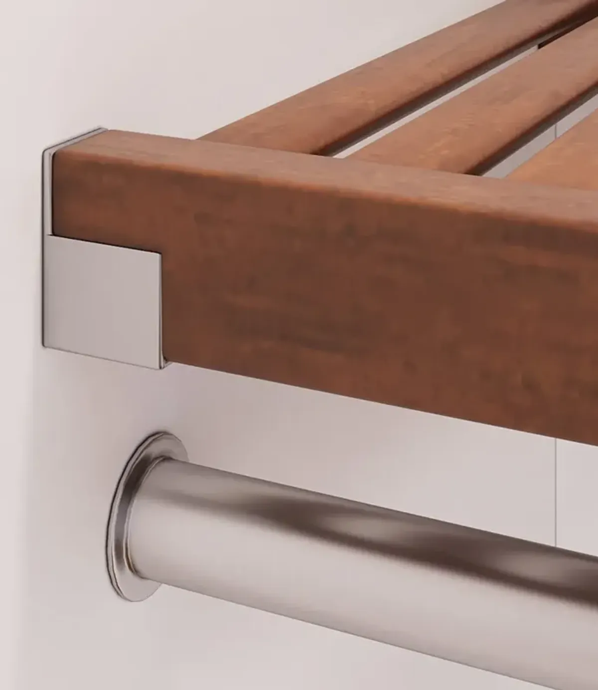 Solid Wood Closet Organizer System with 2 Drawers Shaker