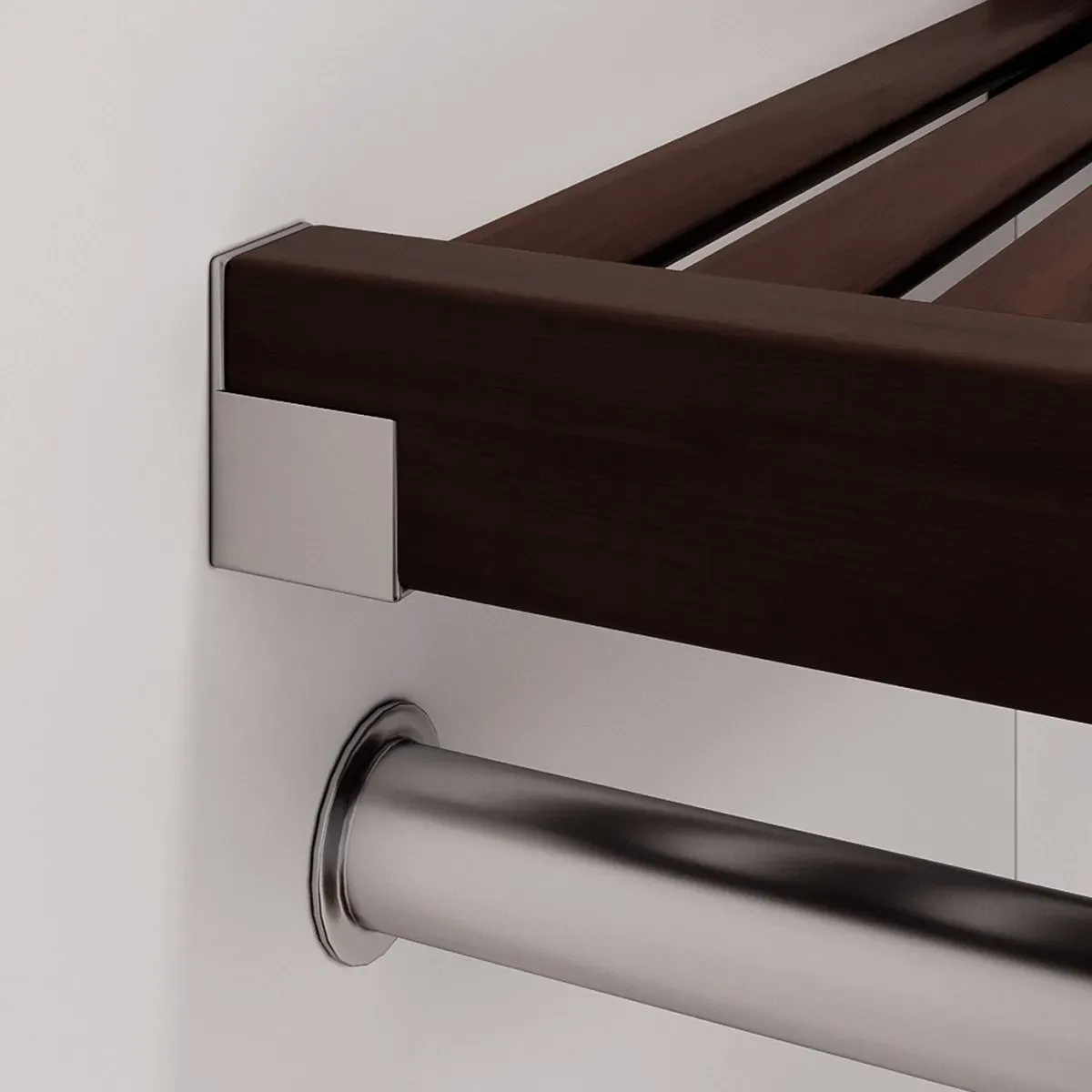 Solid Wood Closet Organizer with 3 Drawers Modern