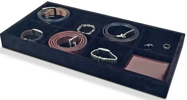 Tie & Belt Tray Drawer Organizer Insert