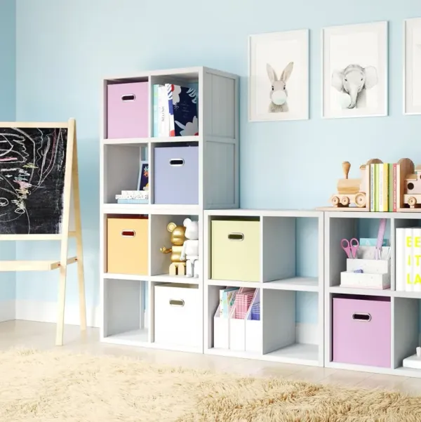 Solid Wood 4 Cube Organizer