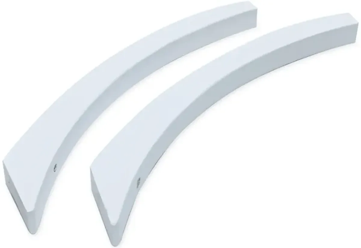 Solid Wood Curved Angle Bracket 2-Pack