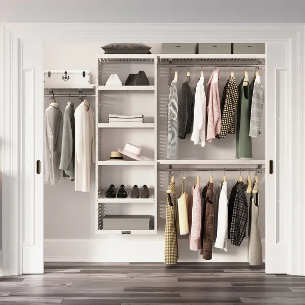 Solid Wood Closet Organizer System