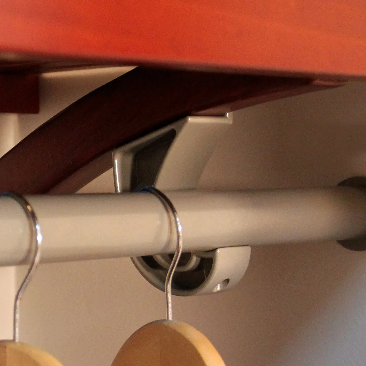 Solid Wood Closet Organizer System - Red Mahogany - Closeout