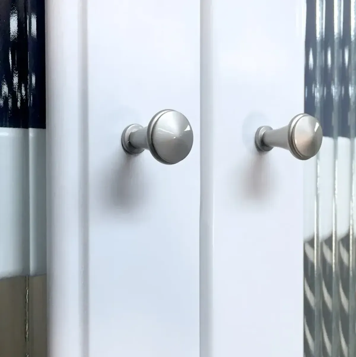 Solid Wood Tower Doors - With Glass Panels