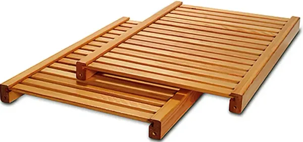 Solid Wood Adjustable Shelf Kits - 2 Pack