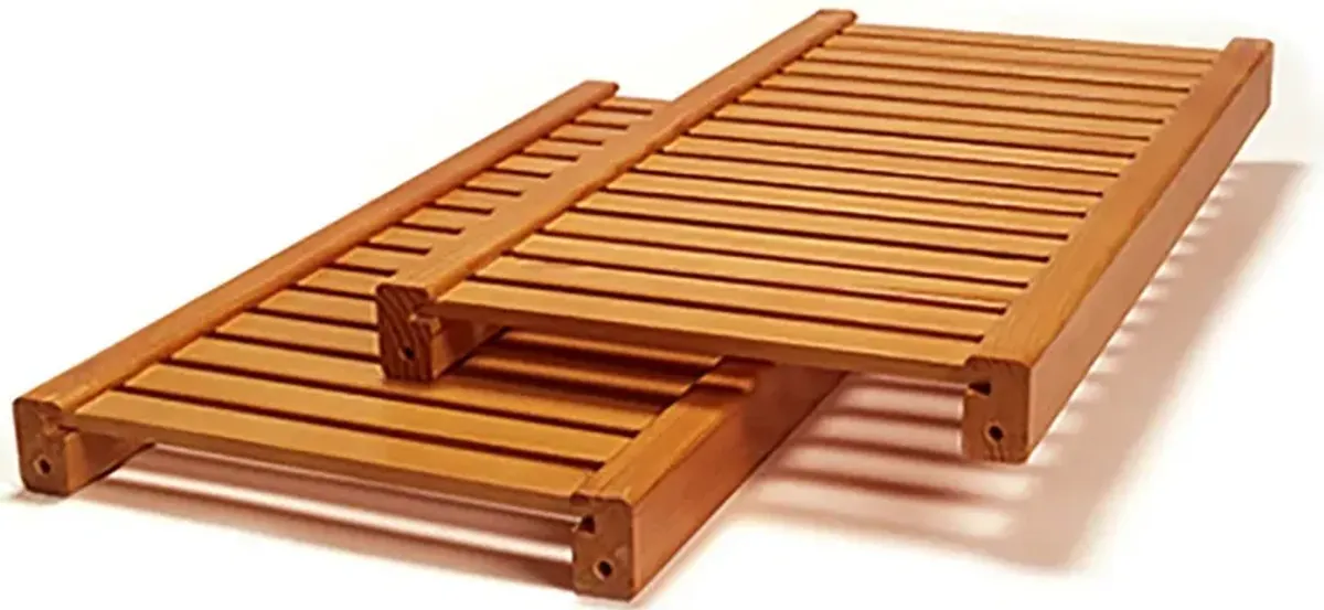 Solid Wood Adjustable Shelf Kits - 2 Pack