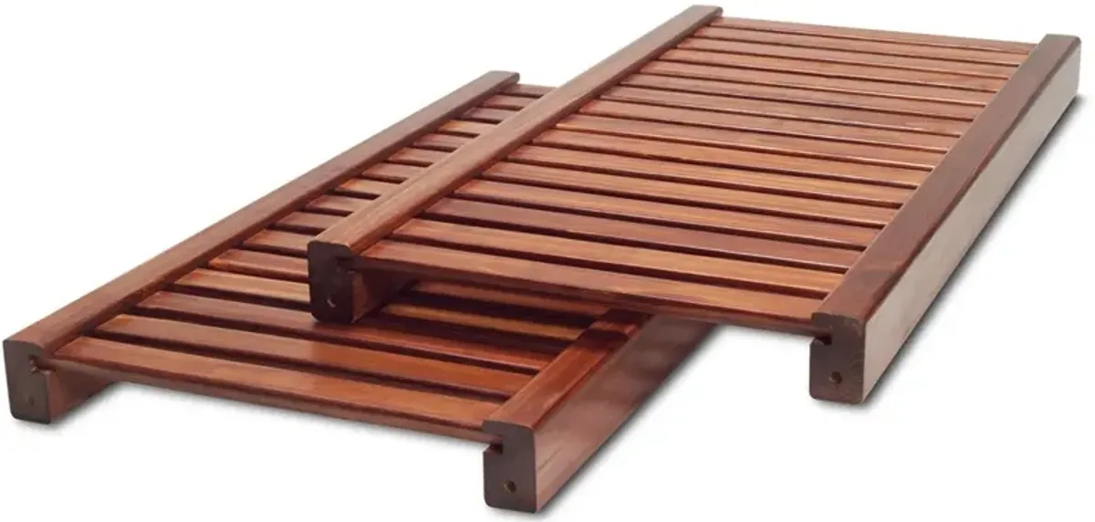 Solid Wood Adjustable Shelf Kits - 2 Pack