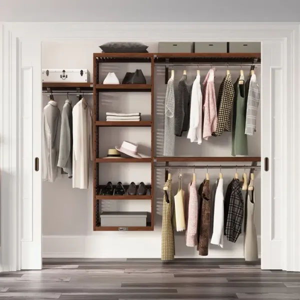 Solid Wood Closet Organizer System