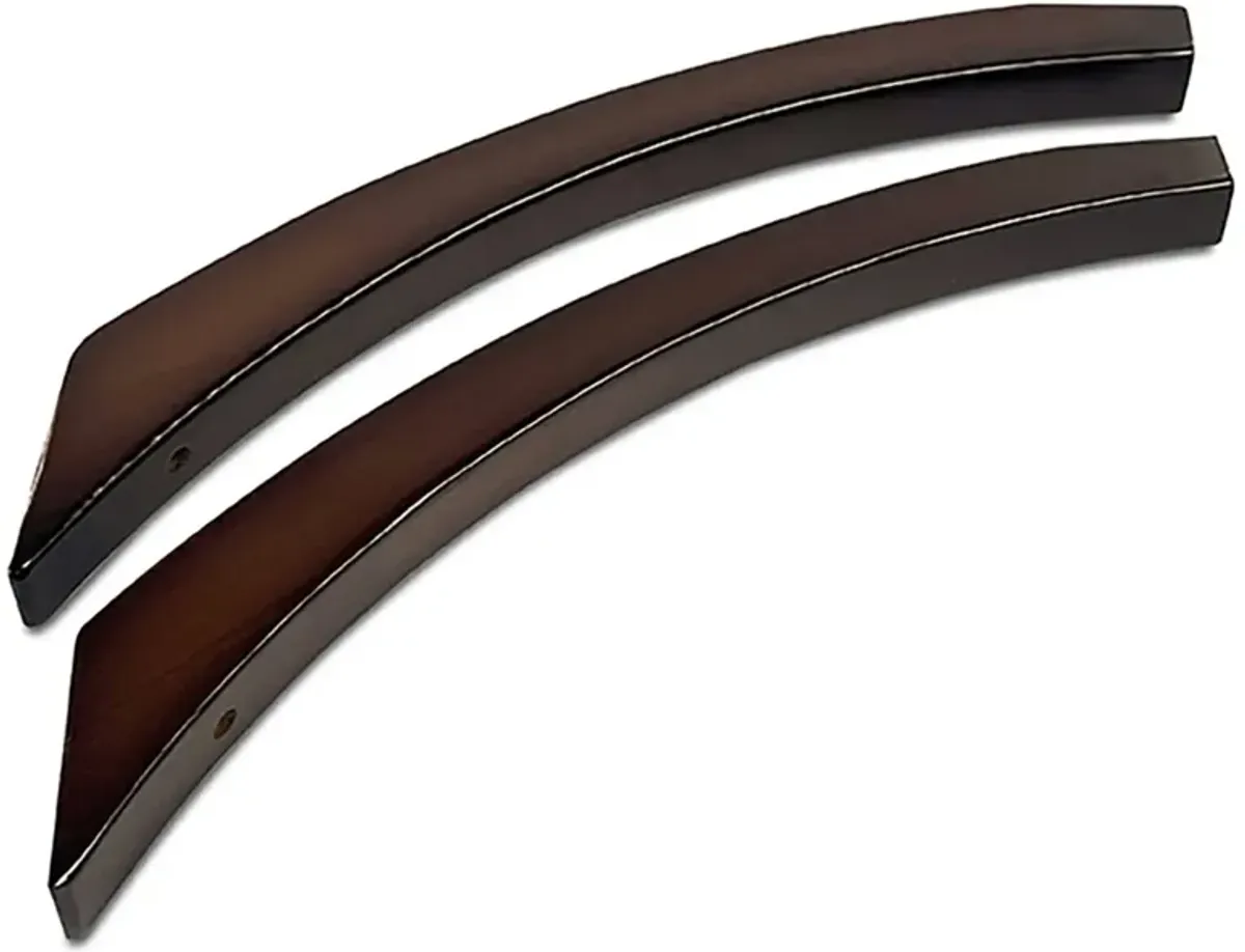 Solid Wood Curved Angle Bracket 2-Pack