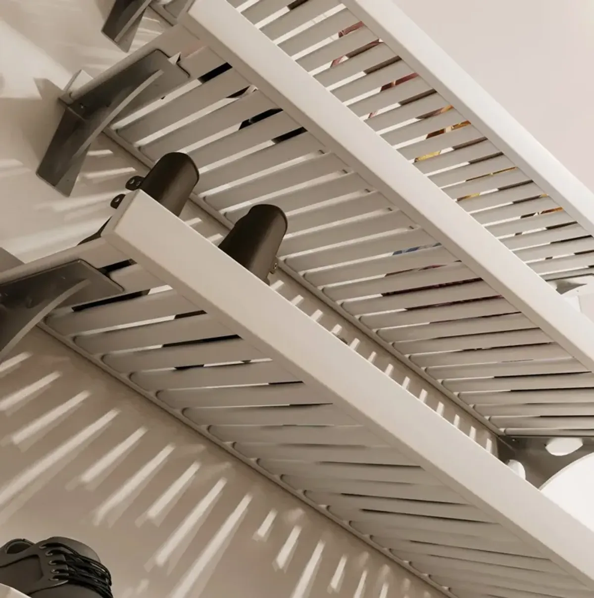 Angled Shoe Shelf Bracket