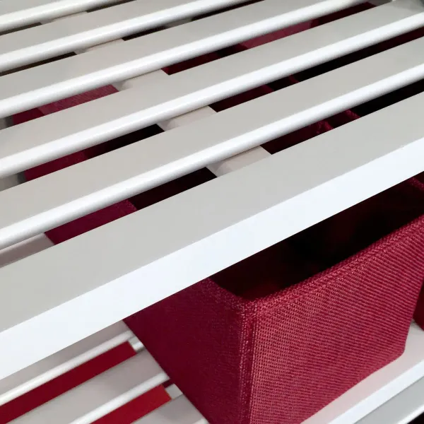 Solid Wood 2 Tier Storage Rack