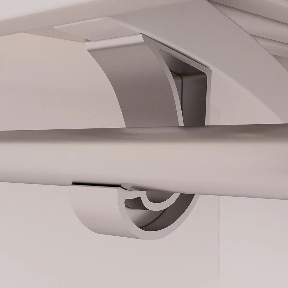 9ft x 6ft Solid Wood U Shaped Walk-in Closet Organizer