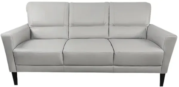 Jasper Grey Leather Sofa