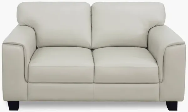 Stetson Platinum Leather Loveseat