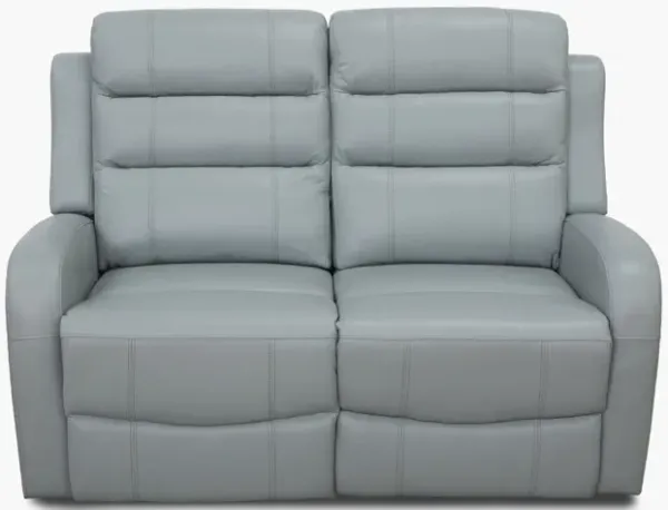 Leo Seafoam Reclining Loveseat