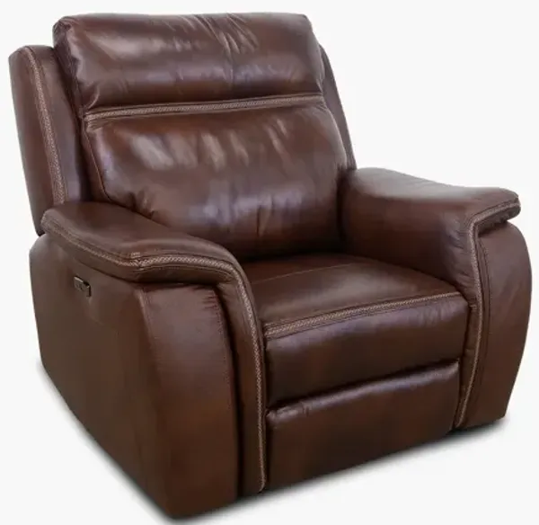 Tulare Leather Dual Power Recliner