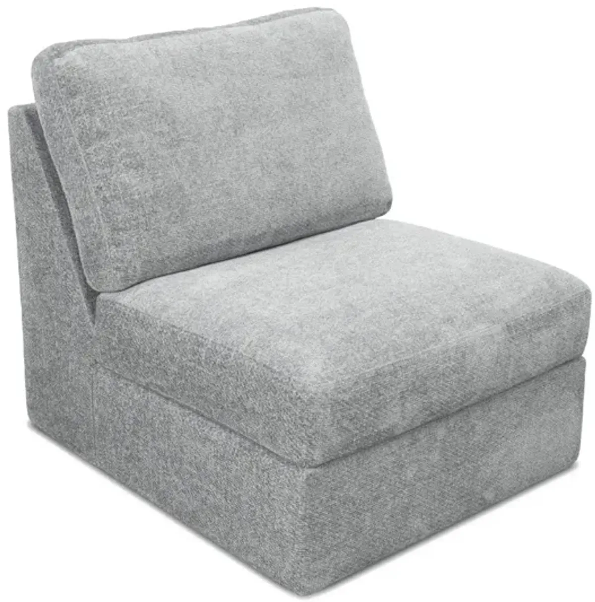 Arlo Grey Armless Chair
