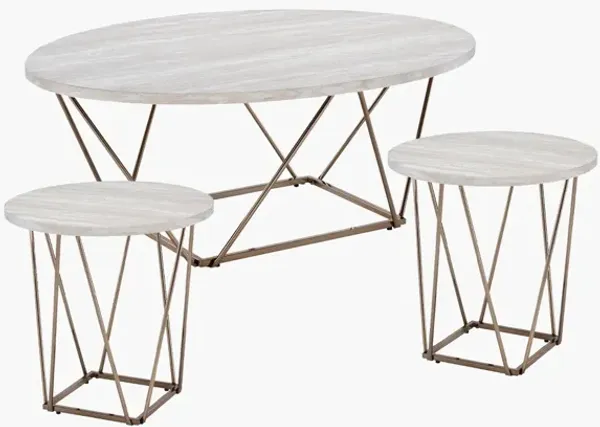 Rowyn  Cocktail Table and Two End Tables