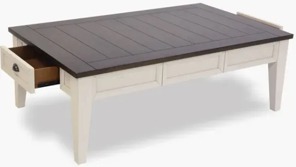 Cayla Two Tone Cocktail Table