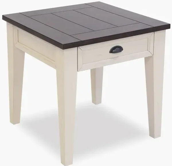 Cayla Two Tone End Table