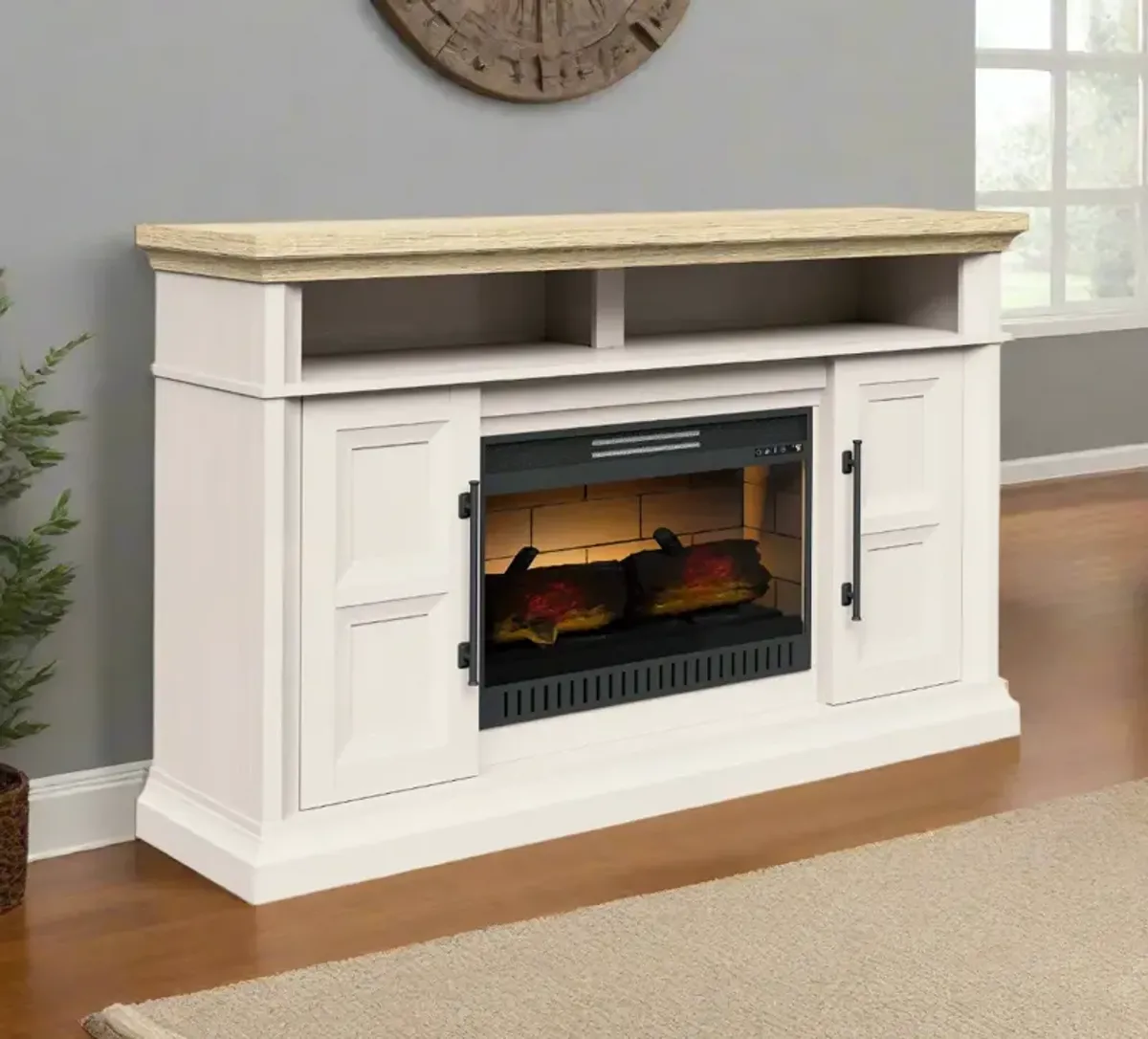 Granger Two Tone Fireplace with 26" Insert"