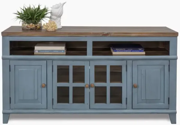 Miramar Blue 72" TV Console"