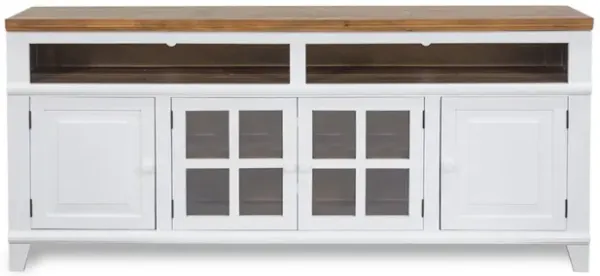Miramar White 72" TV Console"