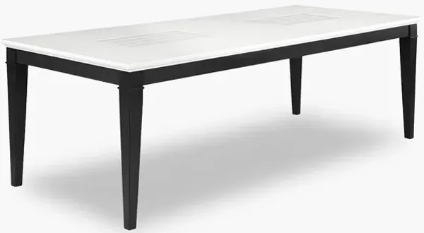 Subway Tile Rectangular Leg Table